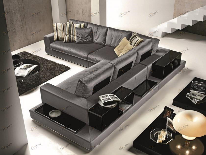 Former In Italia Модульный угловой диван в бархате My way plus sun-id-1442807