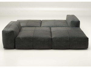 Кожаный модульный диван