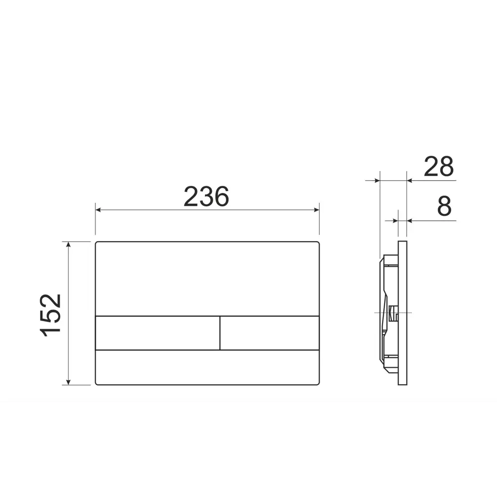 Комплект инсталляция и унитаз Metric безободковый с микролифтом клавиша цвет хром Santreyd STLM-2152110 - Вид №14