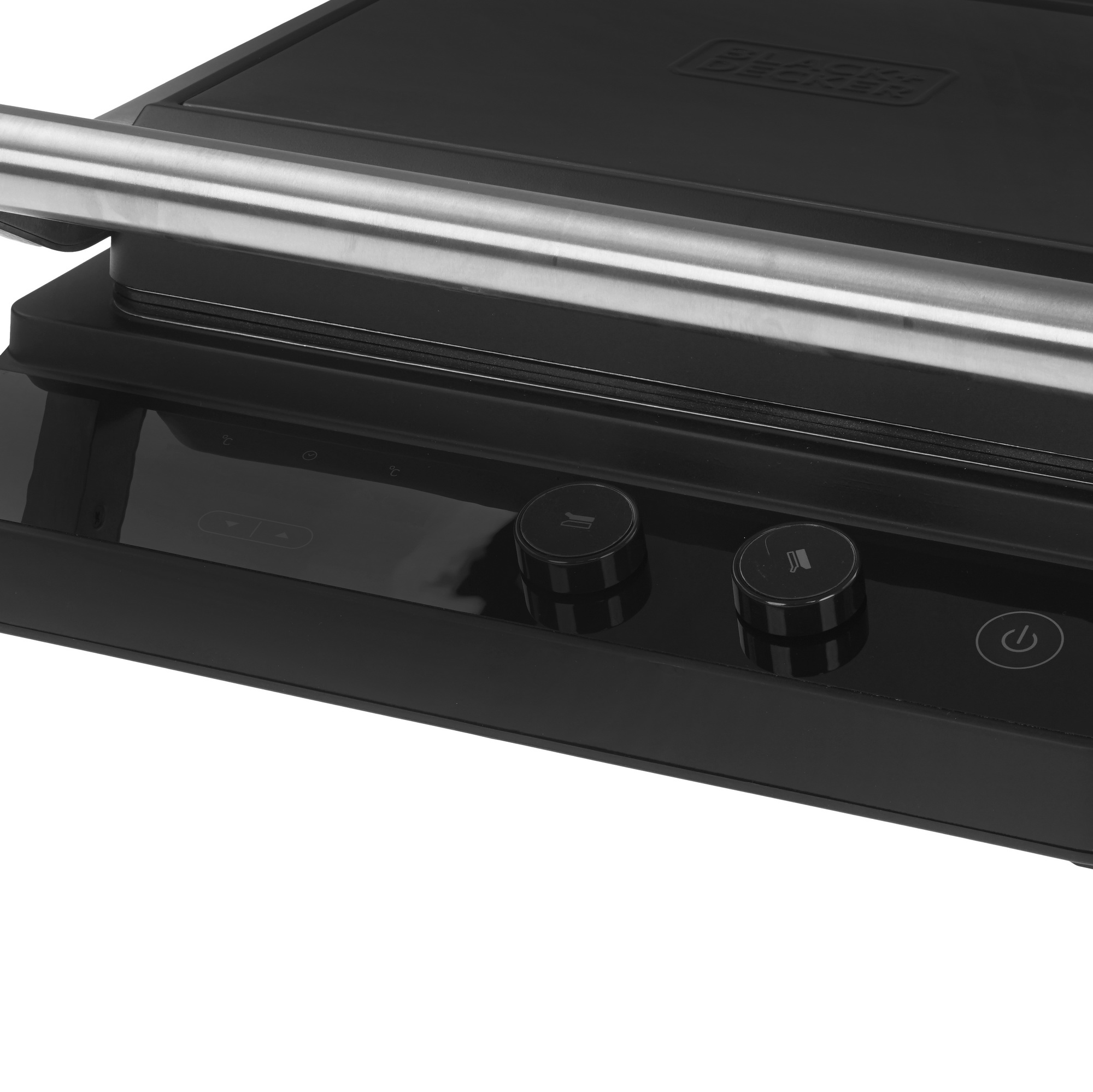 9918746 Гриль Black+Decker BXGR2000E черный STDN-0071022 - Вид №4