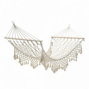 Гамак подвесной с перекладинами бежевый TO4ROOMS  212378 Бежевый