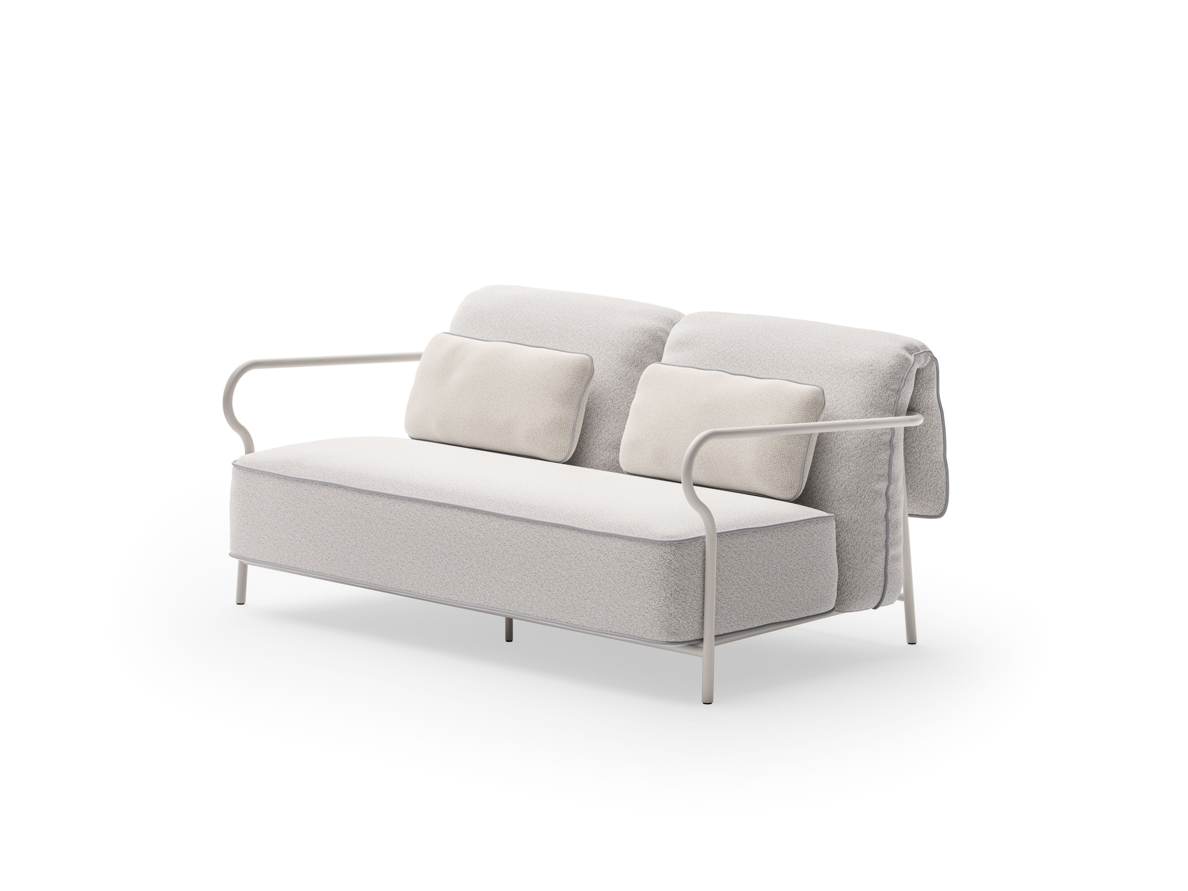 2-местный алюминиевый садовый диван Unopiù Salò ARCH-00135570 - Вид №2