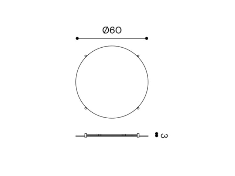 Настенное круглое зеркало Ex.T стенд ARCH-00033751 - Вид №2