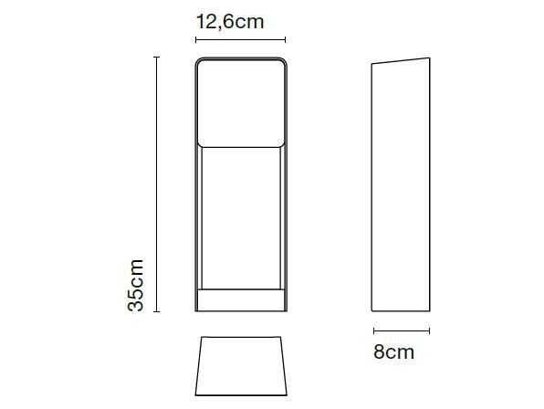 Открытый алюминиевый и деревянный маркер Marset Лаборатория ARCH-00086653 - Вид №6