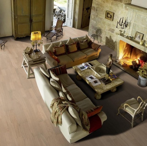 Паркетная доска Kahrs Дуб Прилив Линнея Полуматовая Брашированная 2600200571 - Вид №2