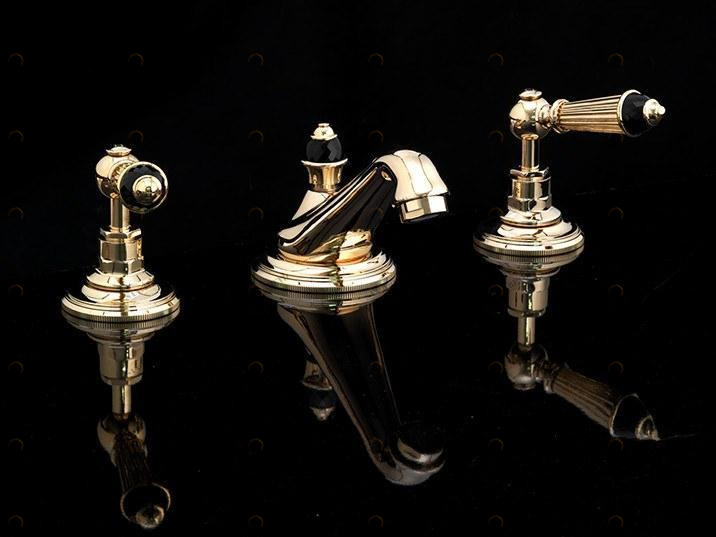 Devon&Devon Смеситель для биде на 3 отверстия Black diamond Bld75ot