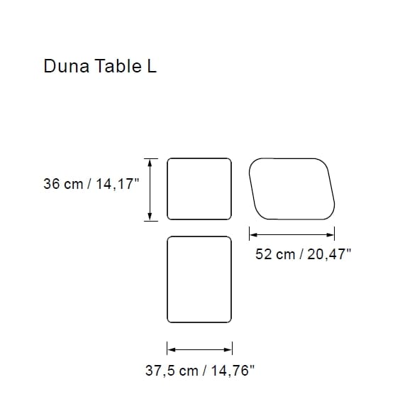 Садовый пуфик / журнальный столик OGO Дюна ARCH-00015733 - Вид №4