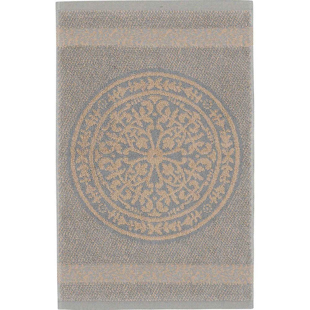 LEI_443_82_50 Полотенце 30/50 серо-голубой 80%хлопок 20%лен махра LEITNER Santreyd 