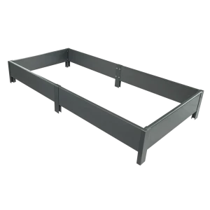 Высокая грядка 200x80x20 см графит