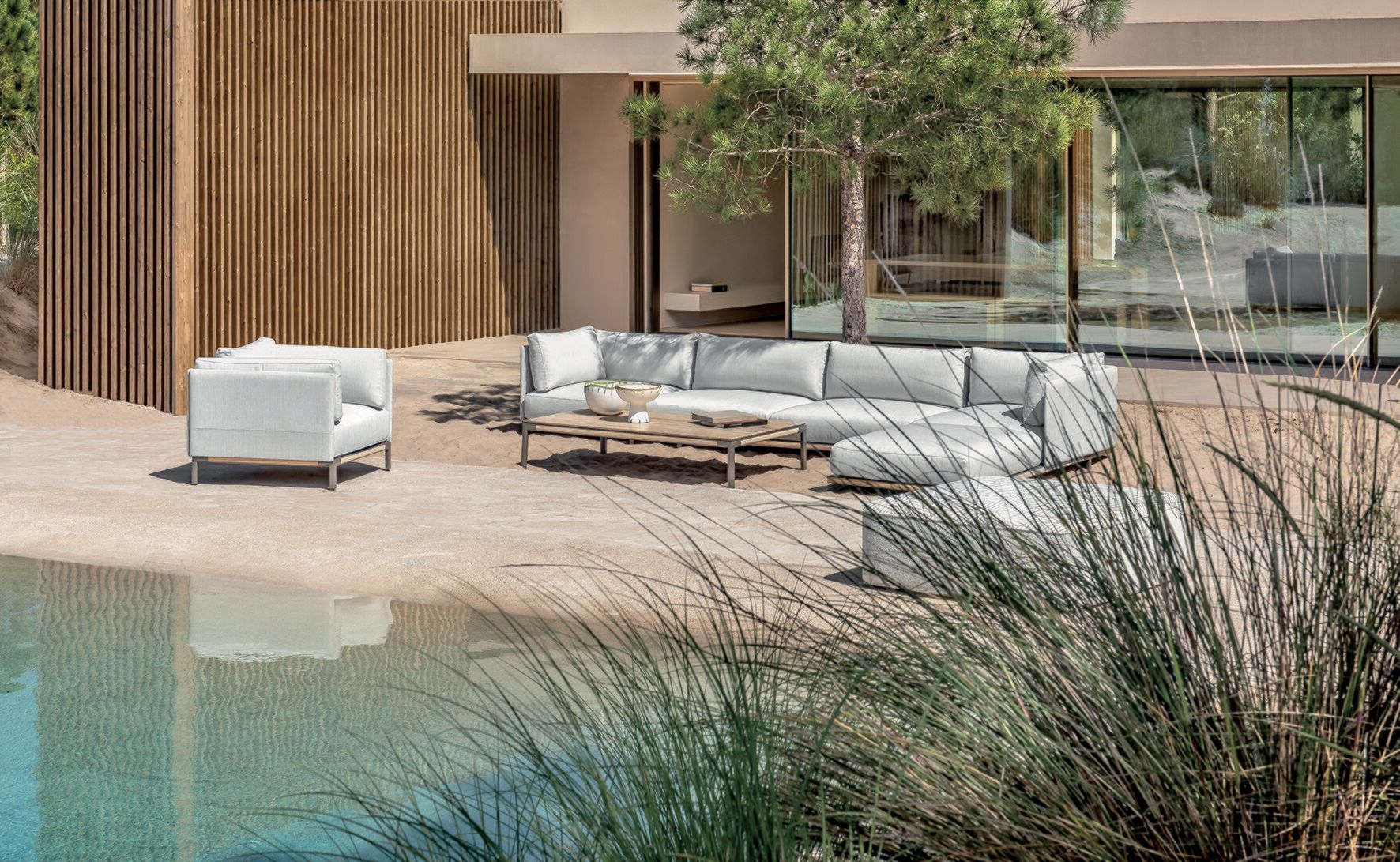 Ткань сад пуфик Ethimo залив ARCH-00116387 - Вид №2