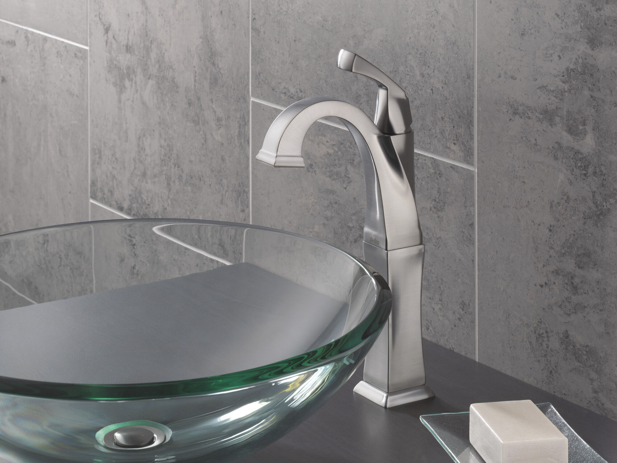 751-SS-DST Смеситель для ванной комнаты с одной ручкой Delta Faucet Dryden Нержавеющая сталь  - Вид №1