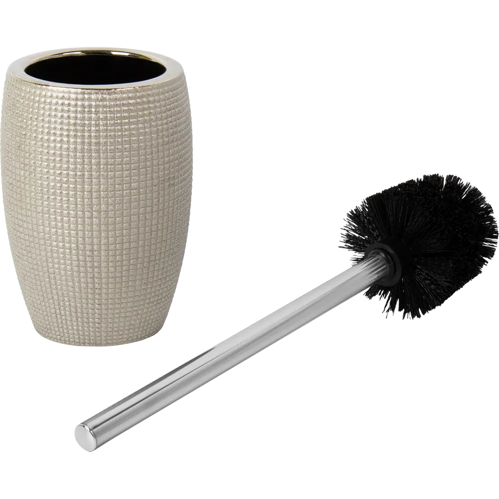 Ёршик для унитаза PROFFI HOME Silver с керамической подставкой 82369124 STLM-0025647 - Вид №2