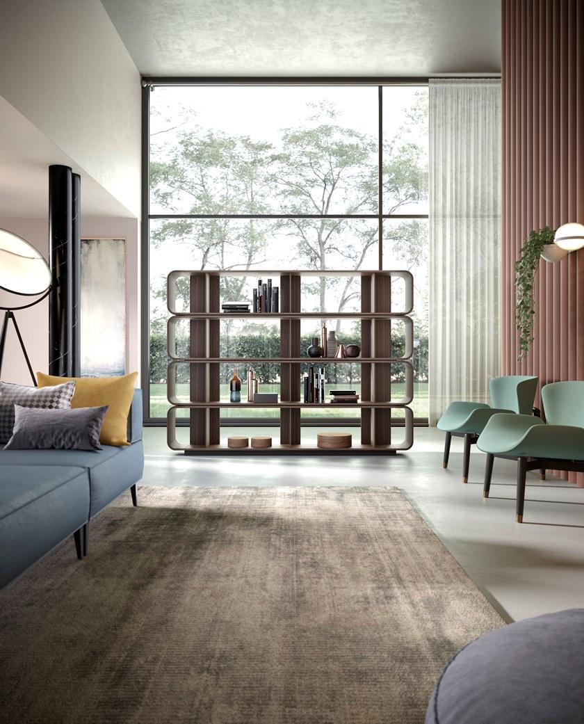 Barba design Открытый двухсторонний деревянный стеллаж Round up sun-id-1374759 - Вид №1