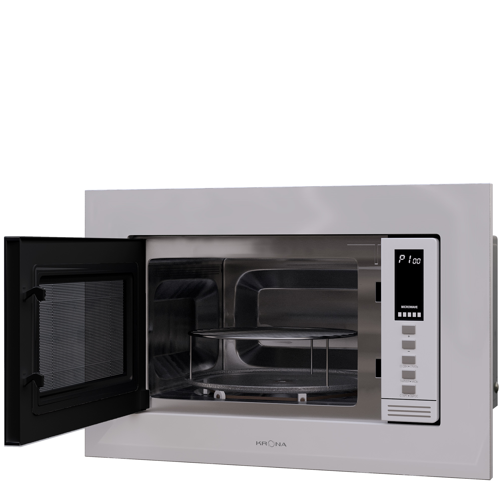 9907741 Встраиваемая микроволновая печь KRONA LAUNE 60 WH K белый KRONA1 STDN-0134456 - Вид №1