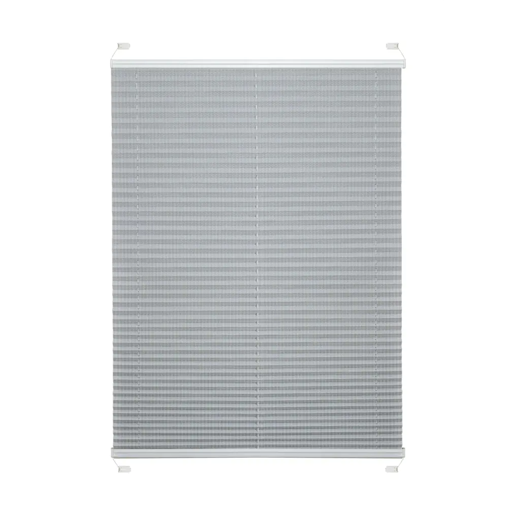 Штора плиссе 52x170 см жаккард серая 89411341 STLM-2124034 Santreyd 