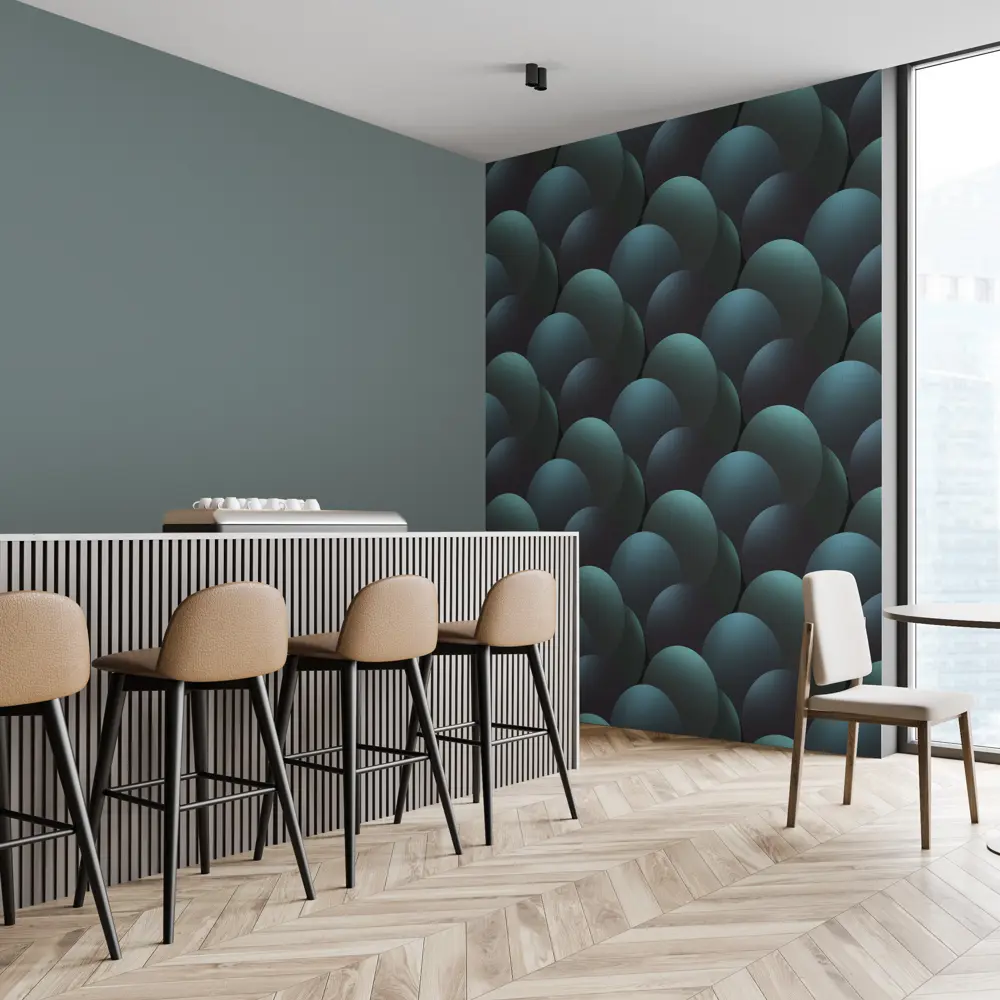 Обои флизелиновые Victoria Stenova Apollo зеленые 1.06 м VS285413 STLM-2140923 - Вид №4