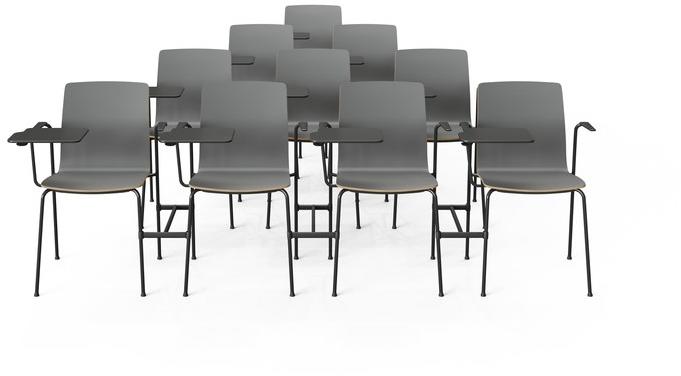 profim Стул для конференций из ткани с подлокотниками Com sun-id-1409856 - Вид №1