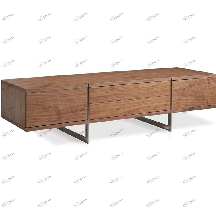 Тумба под телевизор длинная орех Atractivo от Angel Cerda ANGEL CERDA  148694 Коричневый 