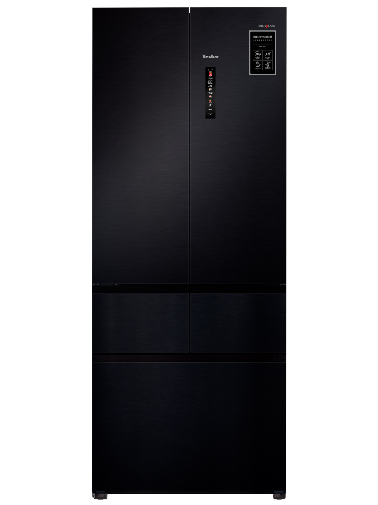 9081889 Холодильник многодверный   Tesler RFD-427BI черный STDN-0100963