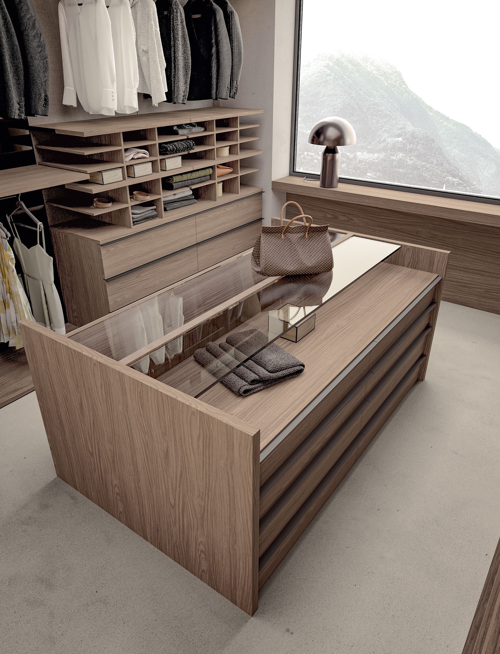 Деревянная секционная гардеробная Adok ателье ARCH-00118439 - Вид №5