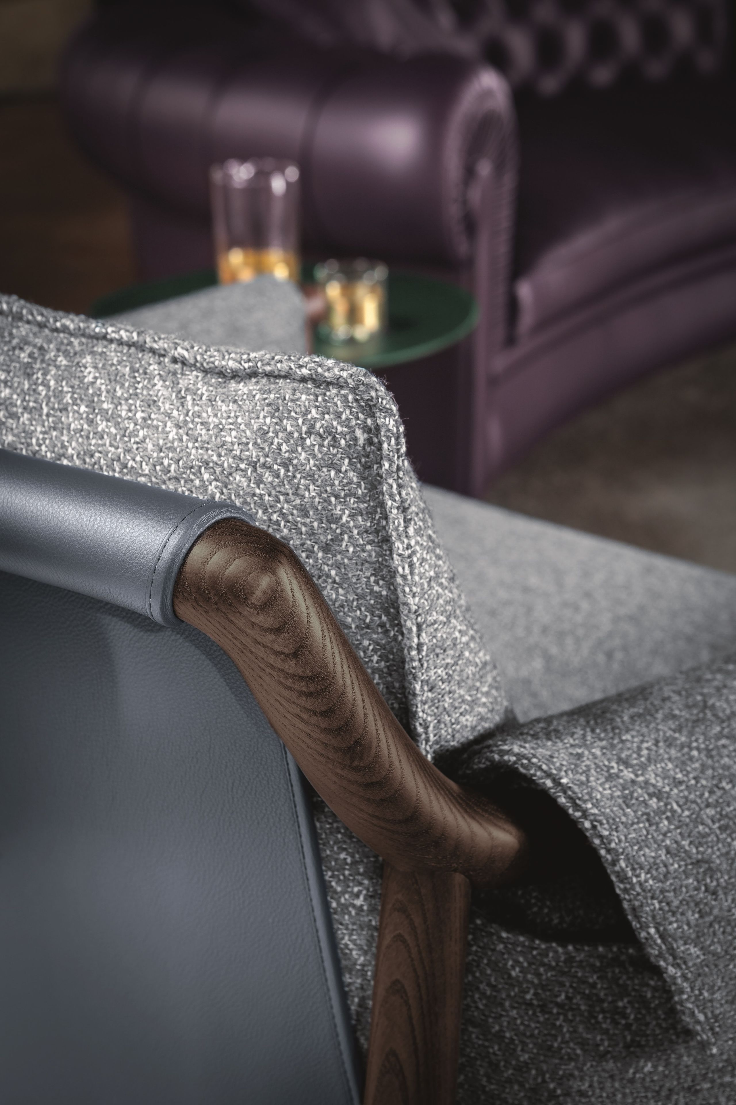 Тканевое кресло с подлокотниками Poltrona Frau коллекция-диваны и кресла ARCH-00103196 - Вид №8