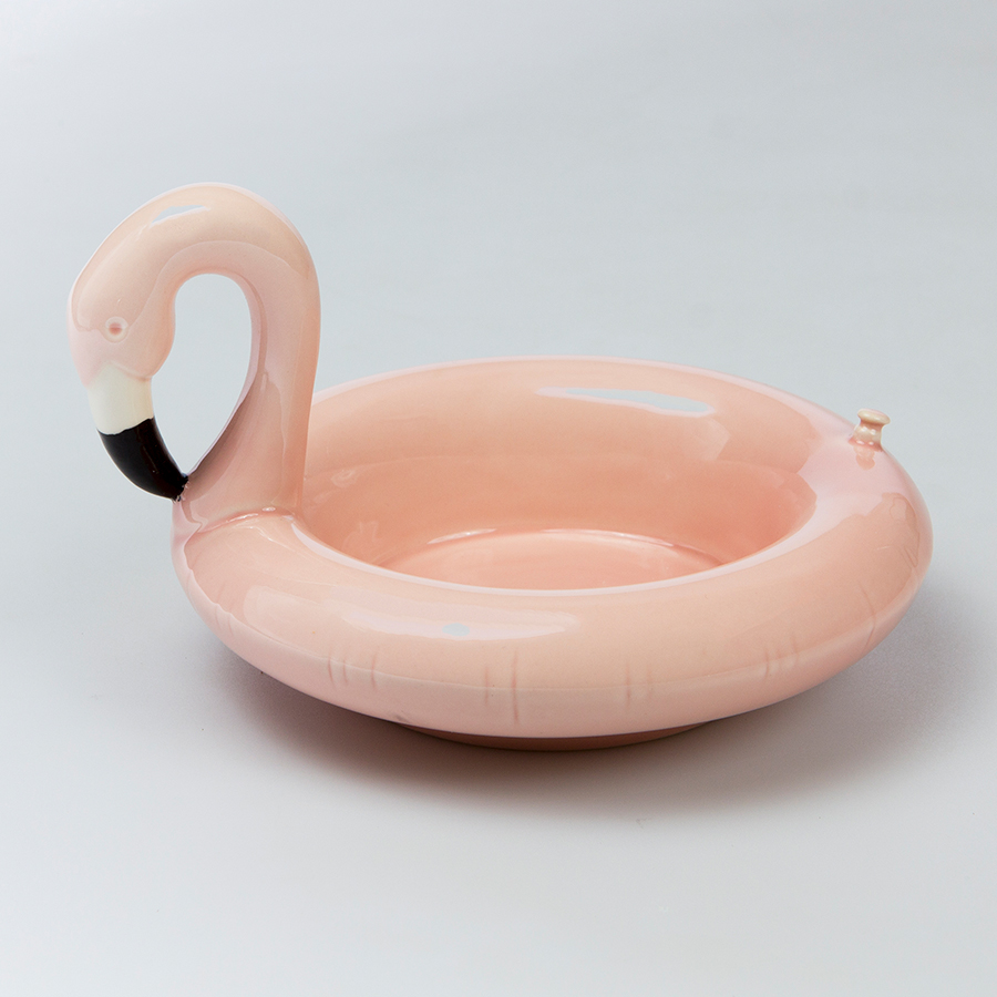DYFLOSBFL Блюдо сервировочное , floatie flamingo, 11х16х18 см Doiy 