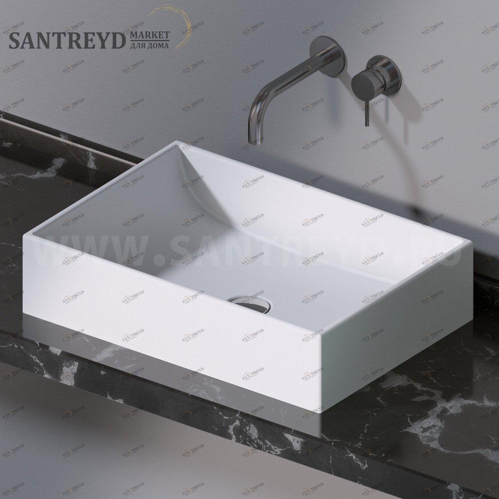 L239101 Накладная раковина на столешницу  прямоугольная A. e T. Italia THIN AeT ITALIA