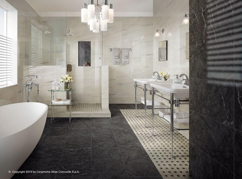 Atlas Concorde Белая плитка для стен с эффектом мрамора Marvel dream sun-id-1460935 - Вид №59