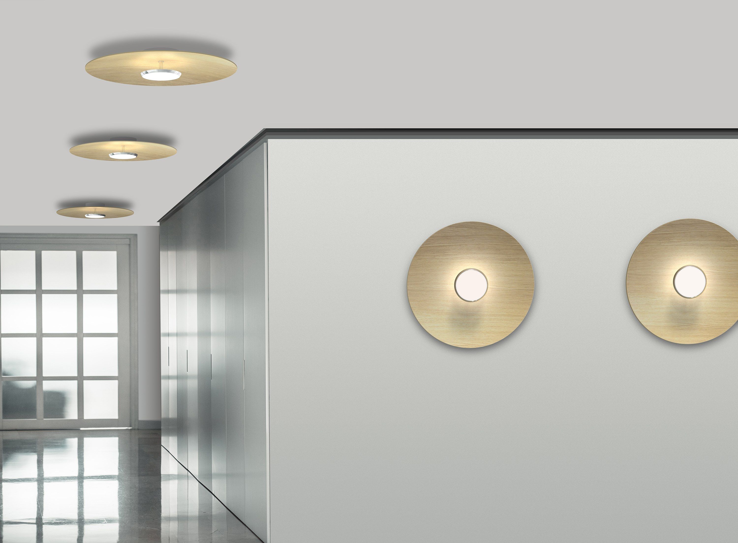 Алюминиевый настенный светильник / потолочный светильник Pablo Designs Sky ARCH-00020245 - Вид №3