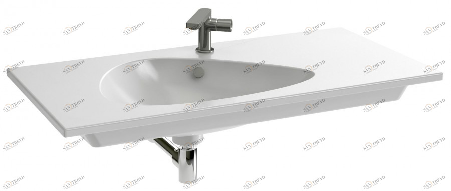 EXAQ112-Z-00 Подвесная раковина настенная прямоугольная JACOB DELAFON Nouvelle Vague белая