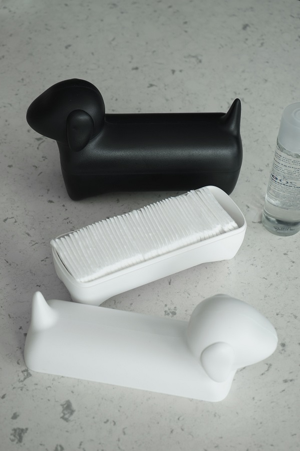 QL10291-BK Коробка для мелочей dacholder, черная Qualy  - Вид №11