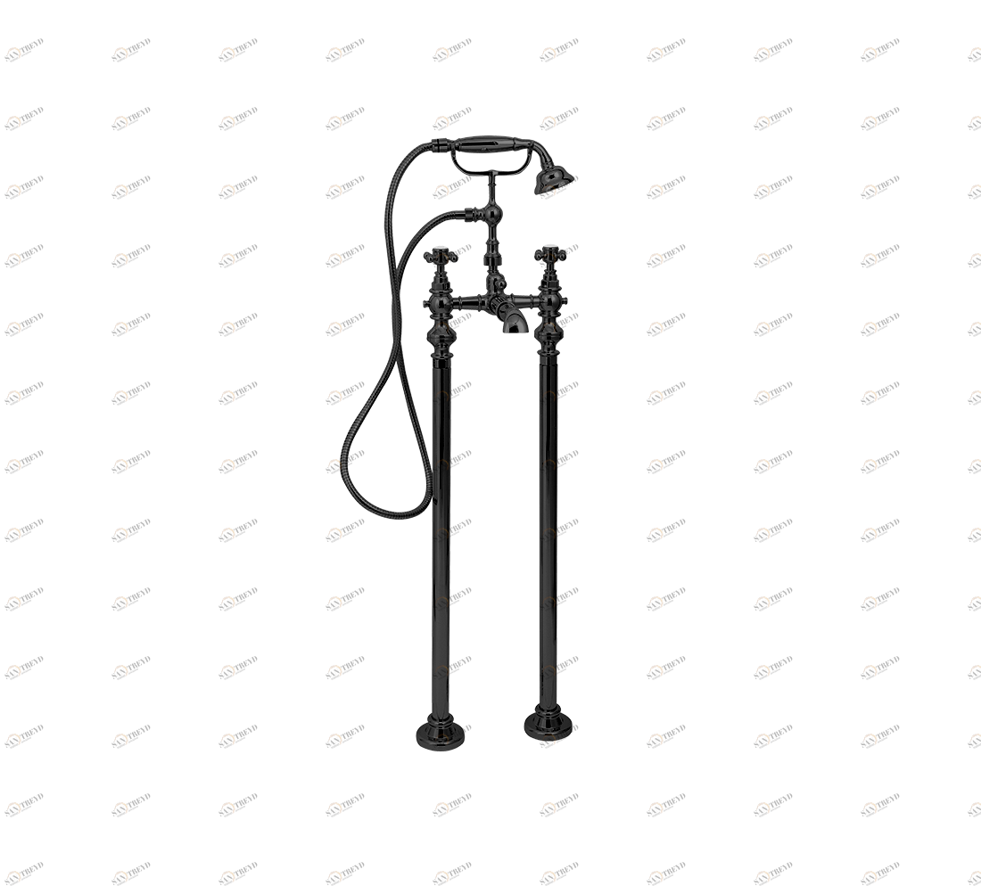 Gentry Home Центр смесителя для раковины до центра два отверстия под смеситель мм Antique Темный никель GH101414