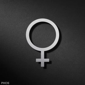 P2601 Пиктограмма женского туалета PHOS