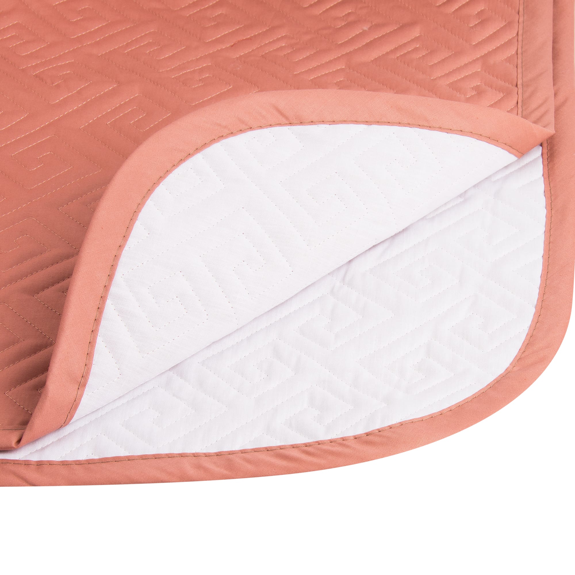 82898401 Покрывало Bistro 4, 220x240 см, хлопок, цвет розовый Santreyd  - Вид №2