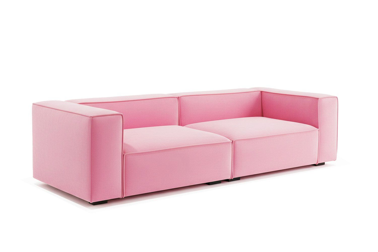 3-местный бархатный диван Moanne ARRAIGO ARCH-00074754 - Вид №5