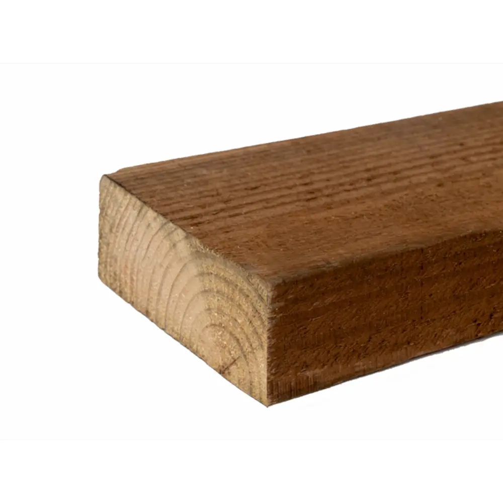 РУСШПАЛА Доска импрегнированная 40x100x3000 мм для строительства и отделки 89405725 STLM-1565037