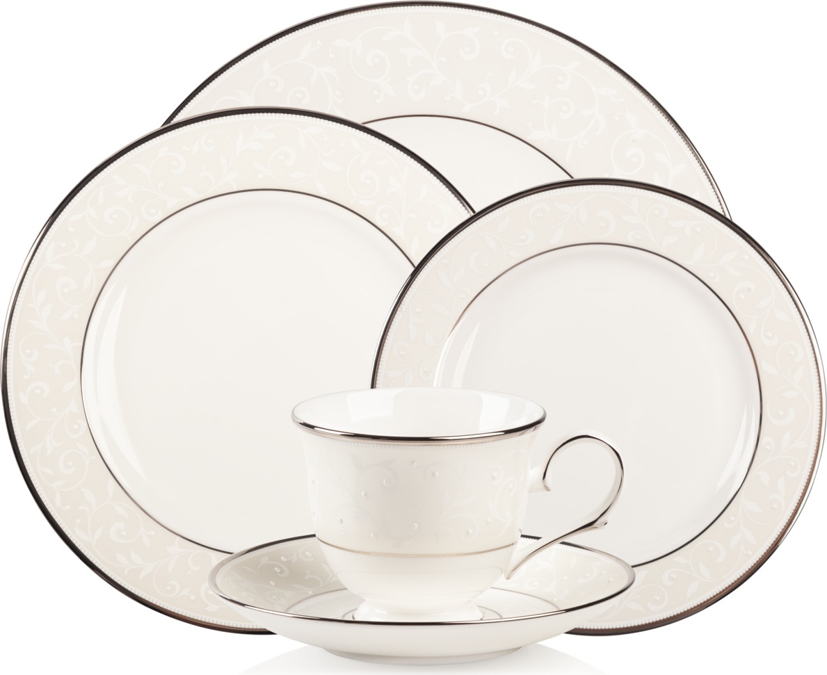 10638798 Lenox Сервиз чайно-столовый Lenox "Чистый опал" 1/5 Фарфор костяной 