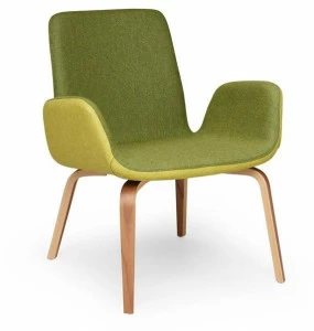 Midj Кресло из ткани с подлокотниками Light