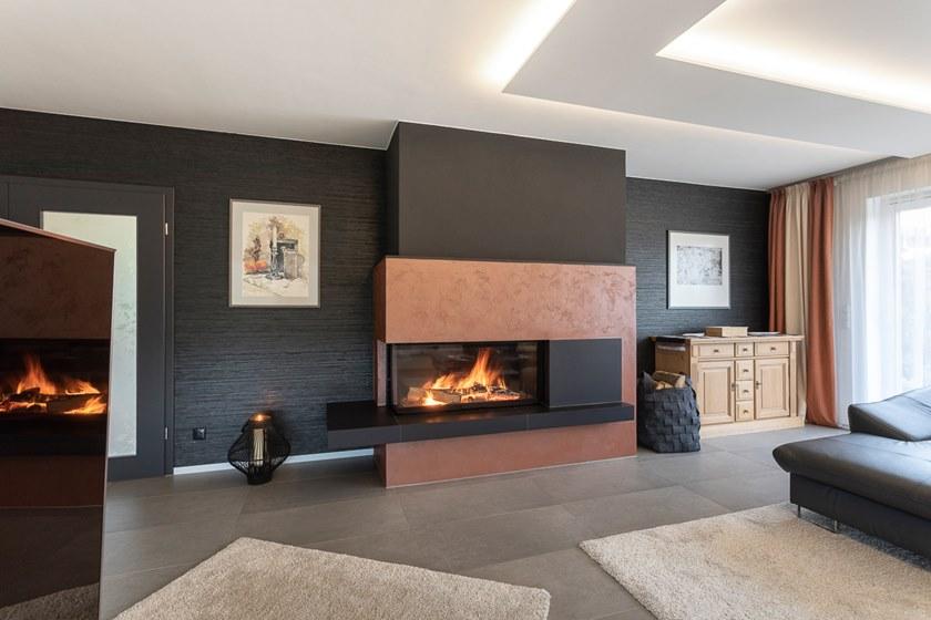 RÜEGG Угловой стальной дровяной камин с панорамным остеклением Classic line sun-id-1401982 - Вид №27