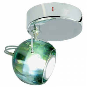 Светильник настенно-потолочный зеленый Fabbian D57G1743 FABBIAN  00-3882546 Зеленый