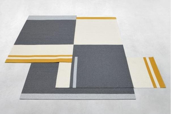 valerie_objects Прямоугольный коврик ручной работы из шерсти в полоску  V7017003l/m/s  - Вид №3