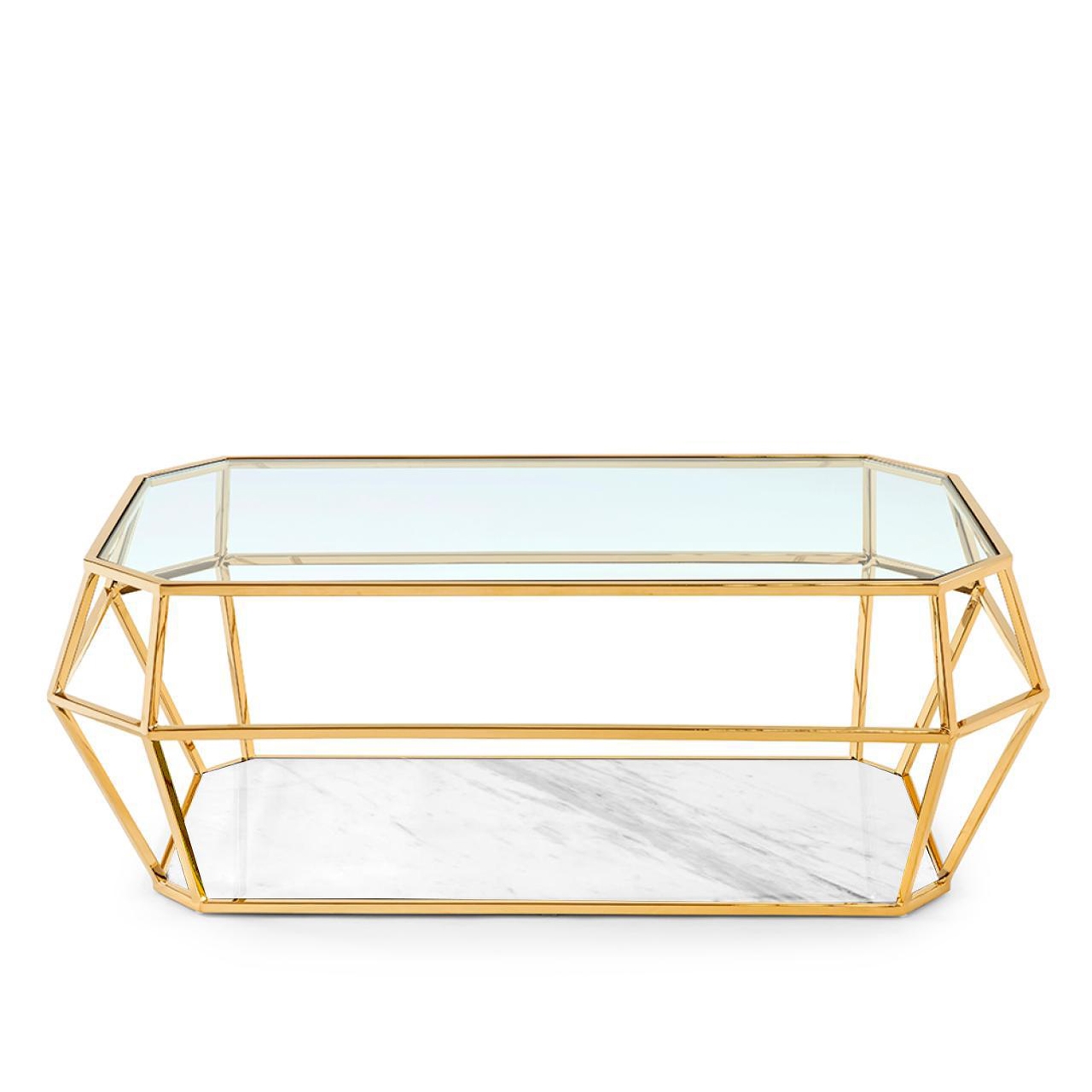 450171-90 ABHIKA КОФЕЙНЫЙ СТОЛ GEM H45 120X70 BLACK  - Вид №1