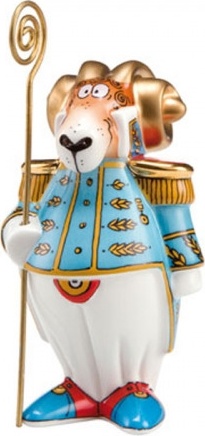 10571363 Goebel Солонка "Овца" Фарфор 