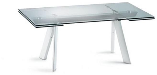 Roche Bobois Раздвижной прямоугольный стол из алюминия и стекла Les contemporains sun-id-1481614 - Вид №1