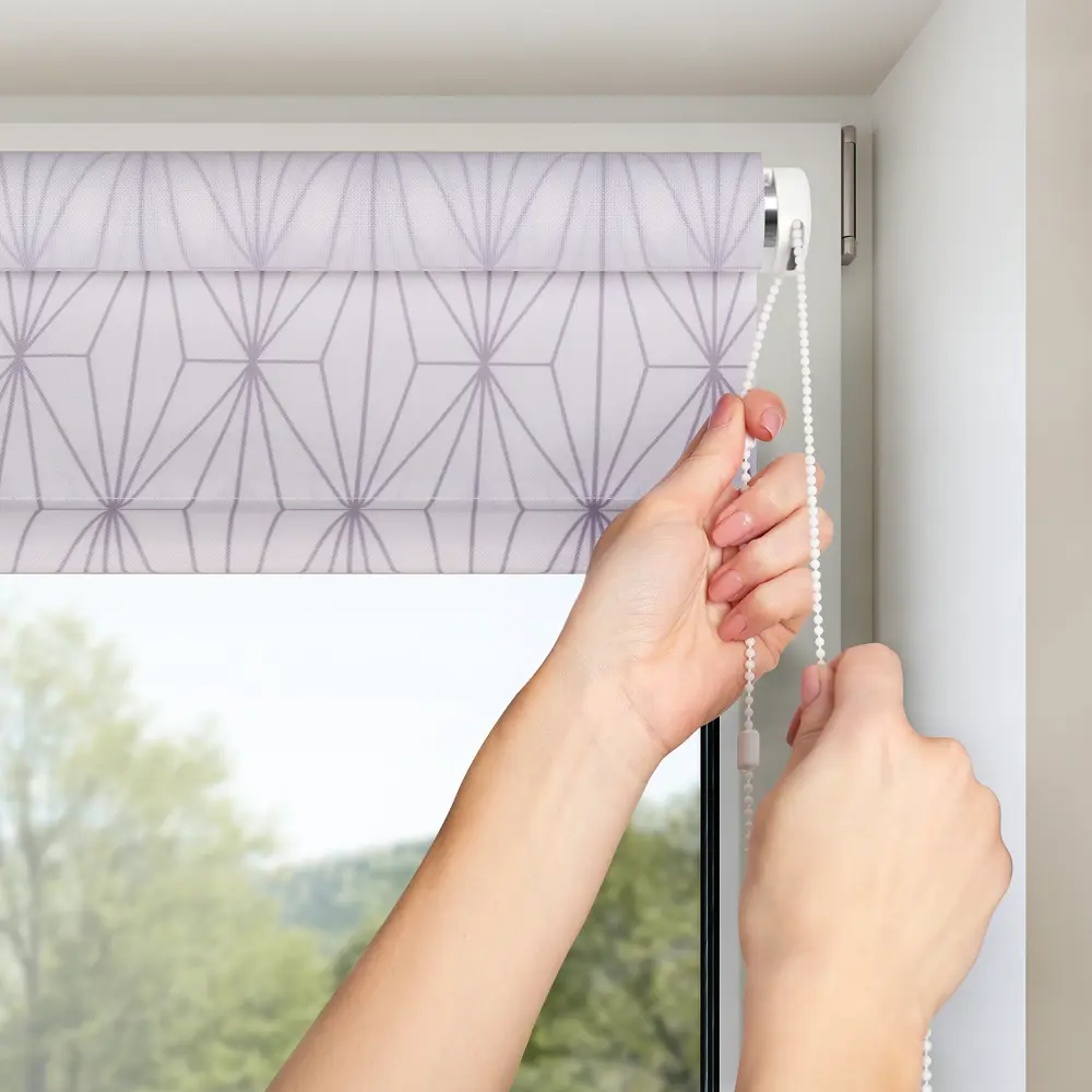 Штора рулонная «Трэлис» 50x160 см, цвет серый PRAKTO STLM-2066132 - Вид №2