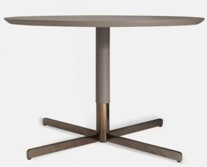 MORADA Круглый кожаный журнальный столик  Leatherella ct