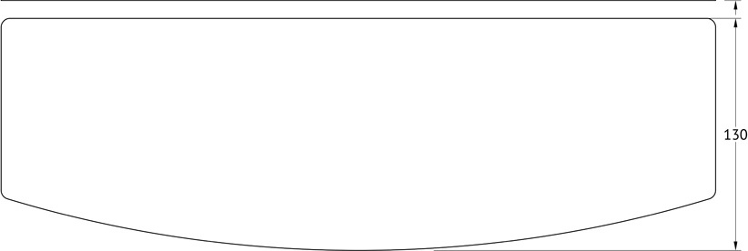 ELU 013 Полка для ELE 033 40 cm ELLUX Ellux - Вид №1