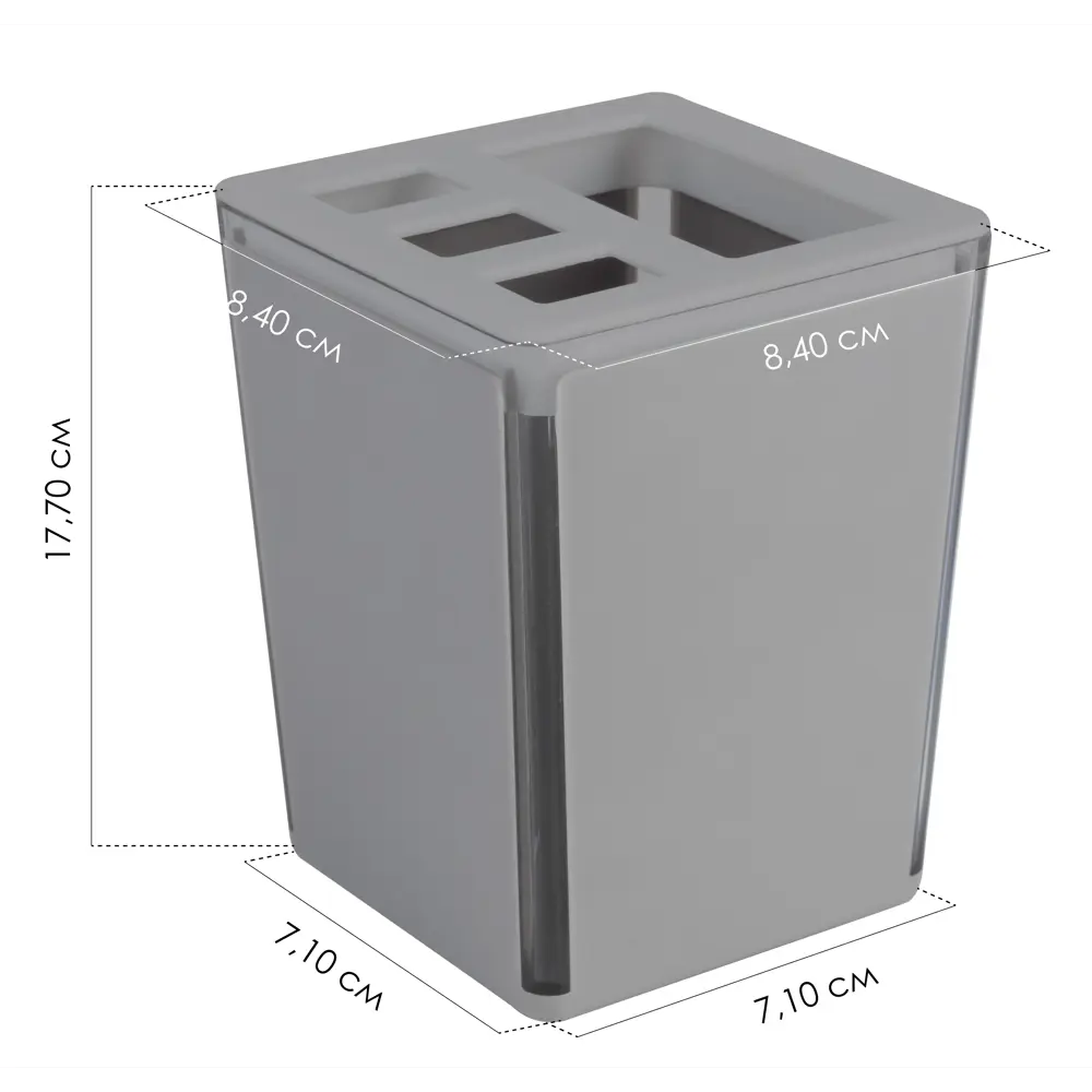 Стакан для зубных щеток BEROSSI Spacy - элегантное решение для ванной 89377115 STLM-1453318 - Вид №6