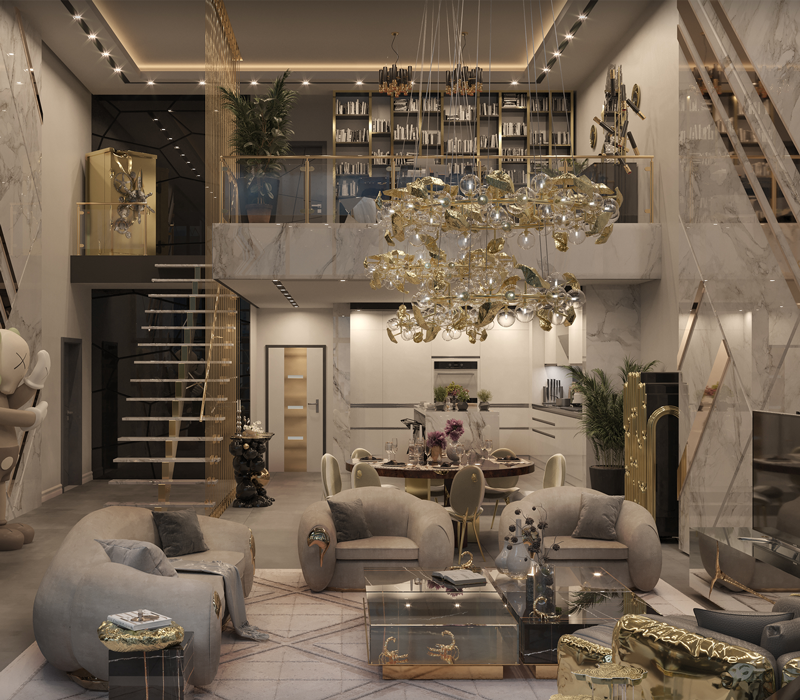 0-082 Подвесной светильник Hera round ii Boca Do Lobo  - Вид №10