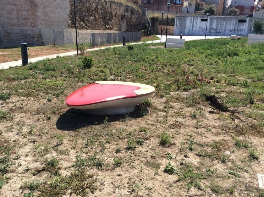 Manufatti Viscio Изогнутая скамья из реконструированного камня sun-id-1491143 - Вид №6